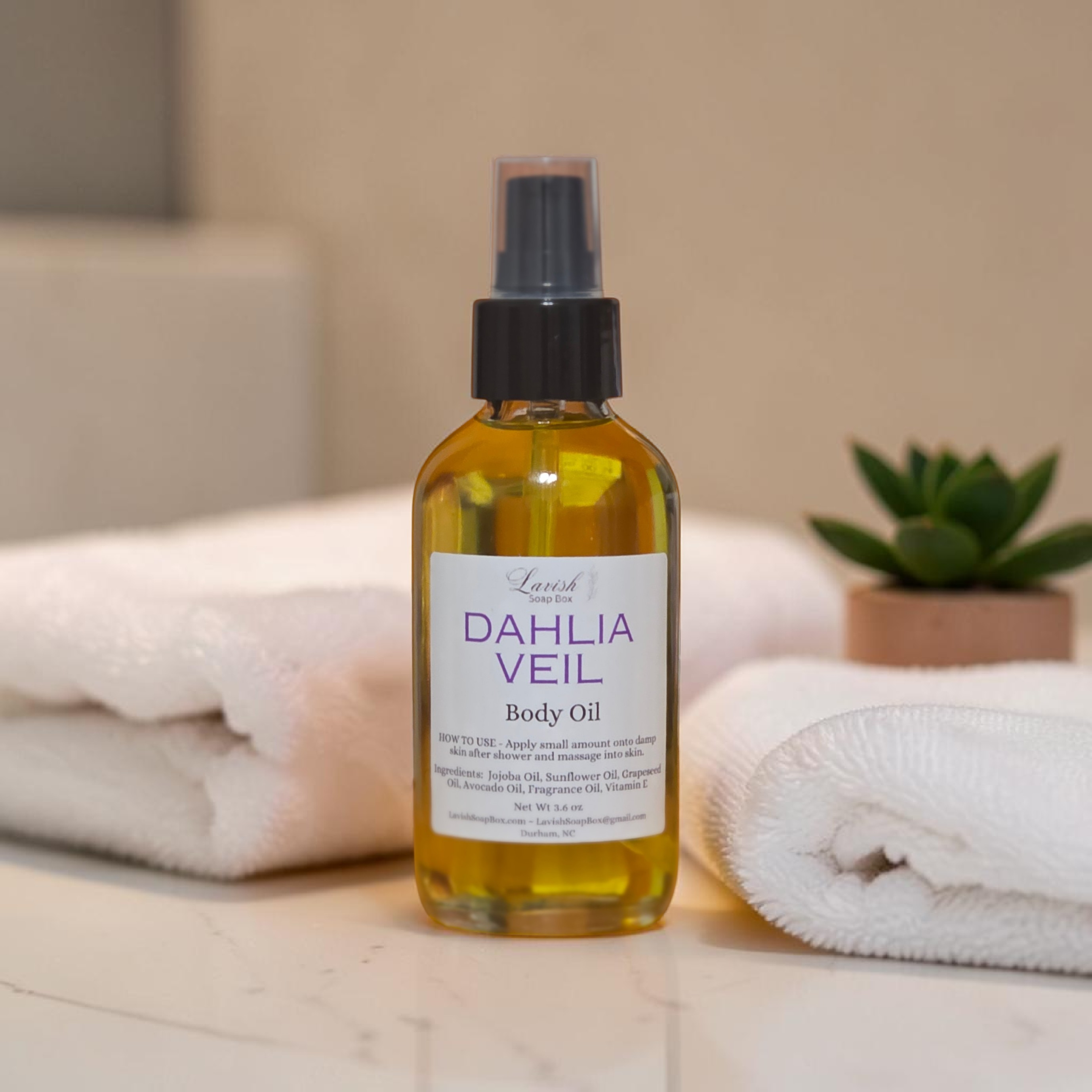 Dahlia Veil Body Oil – Lavish Soap Box