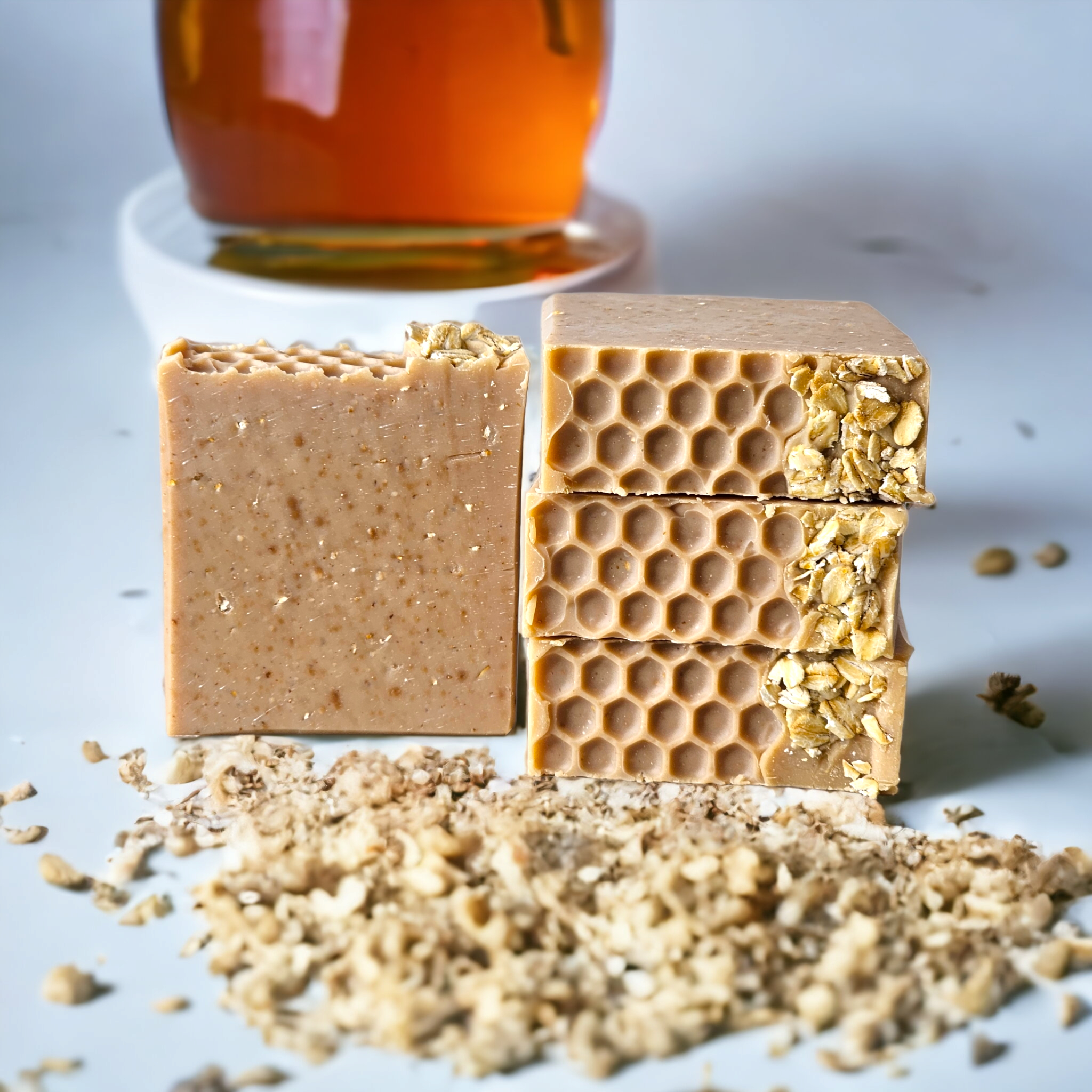 How To Make Oatmeal Soap - The Honeycomb Home
