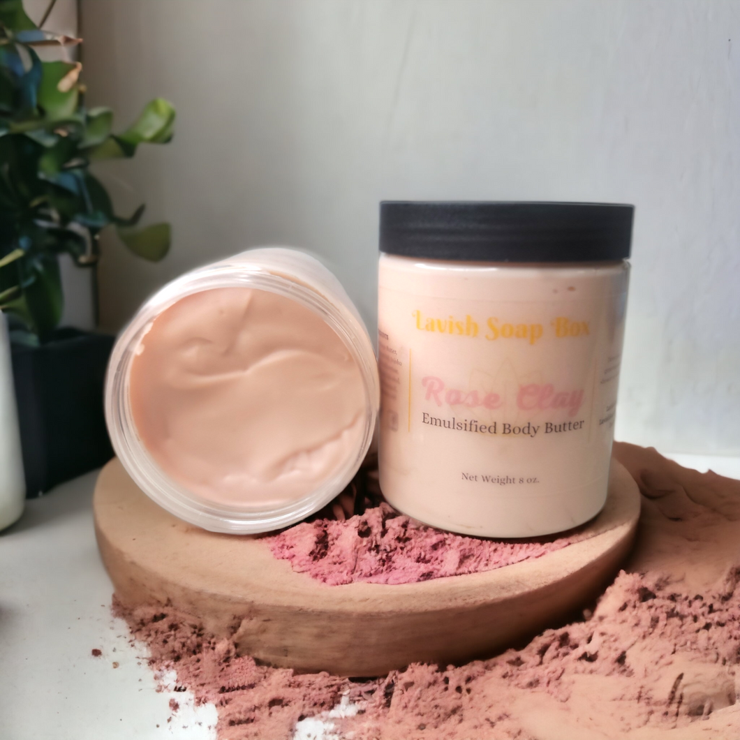Rose Clay Emulsified Body Butter