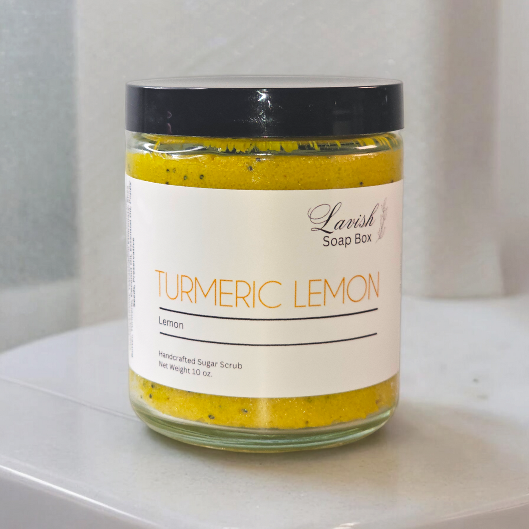 Turmeric Lemon Sugar Scrub